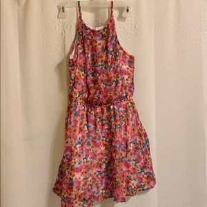 Blue rains floral print dress 🌺